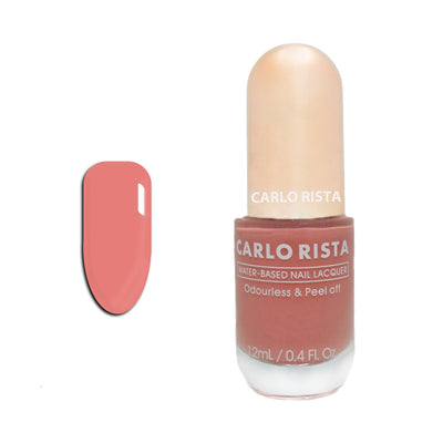 11 - SalmonPink Nail Polish - CARLO RISTA