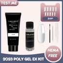 PolyGel Nail TEST ME Kit Quick Extension Builder Kit