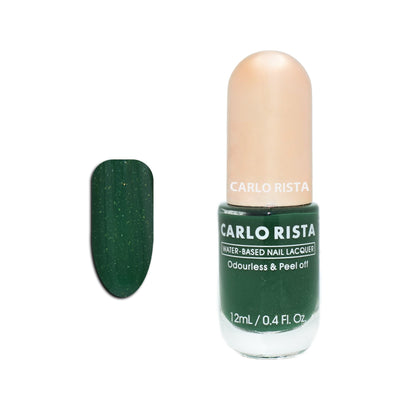 32 - ShimmerGreen Nail Polish - CARLO RISTA