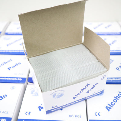 100 PCS 70% Isopropyl Pads,ACCESSORIES CARLO RISTA