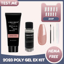 PolyGel Nail TEST ME Kit Quick Extension Builder Kit