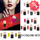 Shellac Gel Nail Polish 5 Colour Set