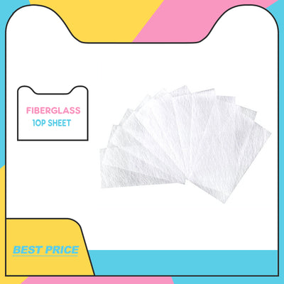 10 PCS Fiberglass Sheets For Builder Gel Fiber Gel