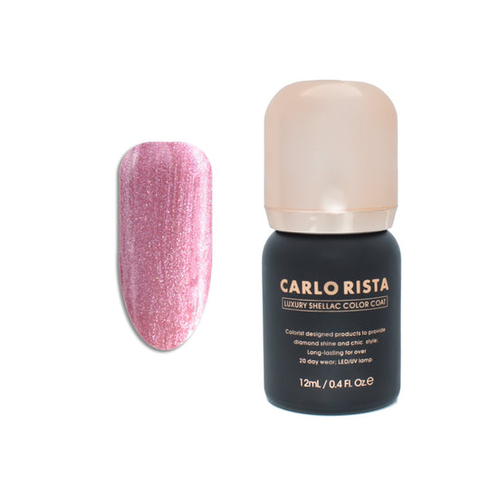 117 - GlitterOrchid Gel Nail Polish - CARLO RISTA