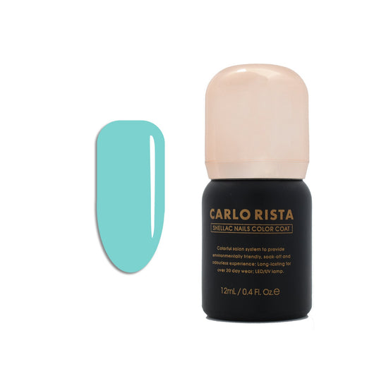 136 - Turquoise Gel Nail Polish - CARLO RISTA