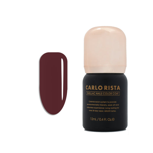 173 - DarkBrickRed Gel Nail Polish - CARLO RISTA