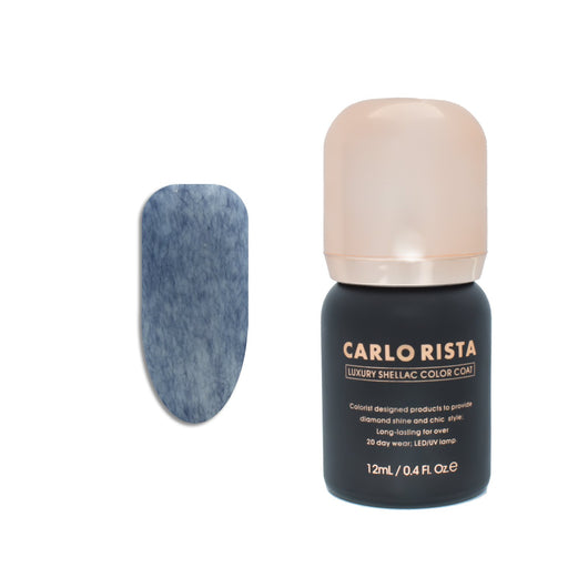 177 - VelvetGrey Gel Nail Polish - CARLO RISTA