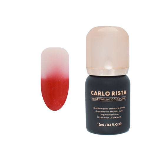 185 - WarmRed Gel Nail Polish - CARLO RISTA