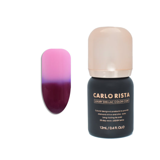 186 - PinkRed Gel Nail Polish - CARLO RISTA