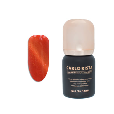 189 - HotRed Gel Nail Polish - CARLO RISTA