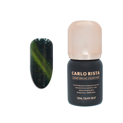 193 - GoldenGreen Gel Nail Polish - CARLO RISTA