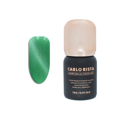 194 - ChristmasGreen Gel Nail Polish - CARLO RISTA