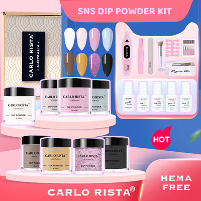 2024 New SNS Dip Powder 8 Colour Set 2 HEMA Free