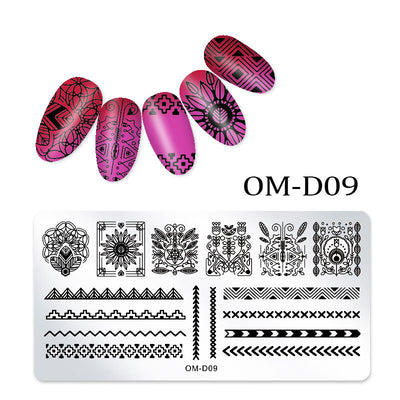 CARLO RISTA Stamping Nail Polish Kit Plates