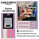 Semi Cured Gel Nail Polish Strips Sticker 14p - YW731