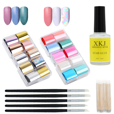 Nail Art Transfer Foil Holographic Kits,ACCESSORIES CARLO RISTA