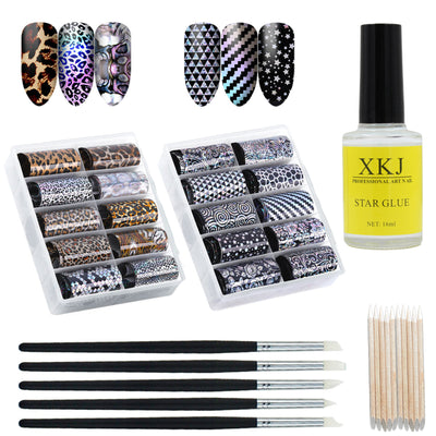 Nail Art Transfer Foil Holographic Kits,ACCESSORIES CARLO RISTA