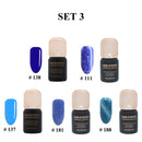 Gel Nail Polish 5 Color Set - CARLO RISTA