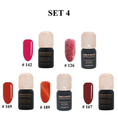 Gel Nail Polish 5 Color Set - CARLO RISTA