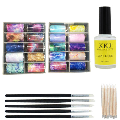 Nail Art Transfer Foil Holographic Kits,ACCESSORIES CARLO RISTA