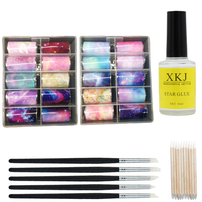 Nail Art Transfer Foil Holographic Kits,ACCESSORIES CARLO RISTA