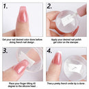 Nail Art Stamp Stencil Stamping Template Plate Set